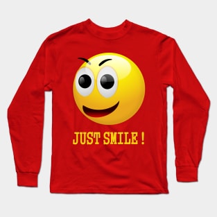 Just Smile Long Sleeve T-Shirt